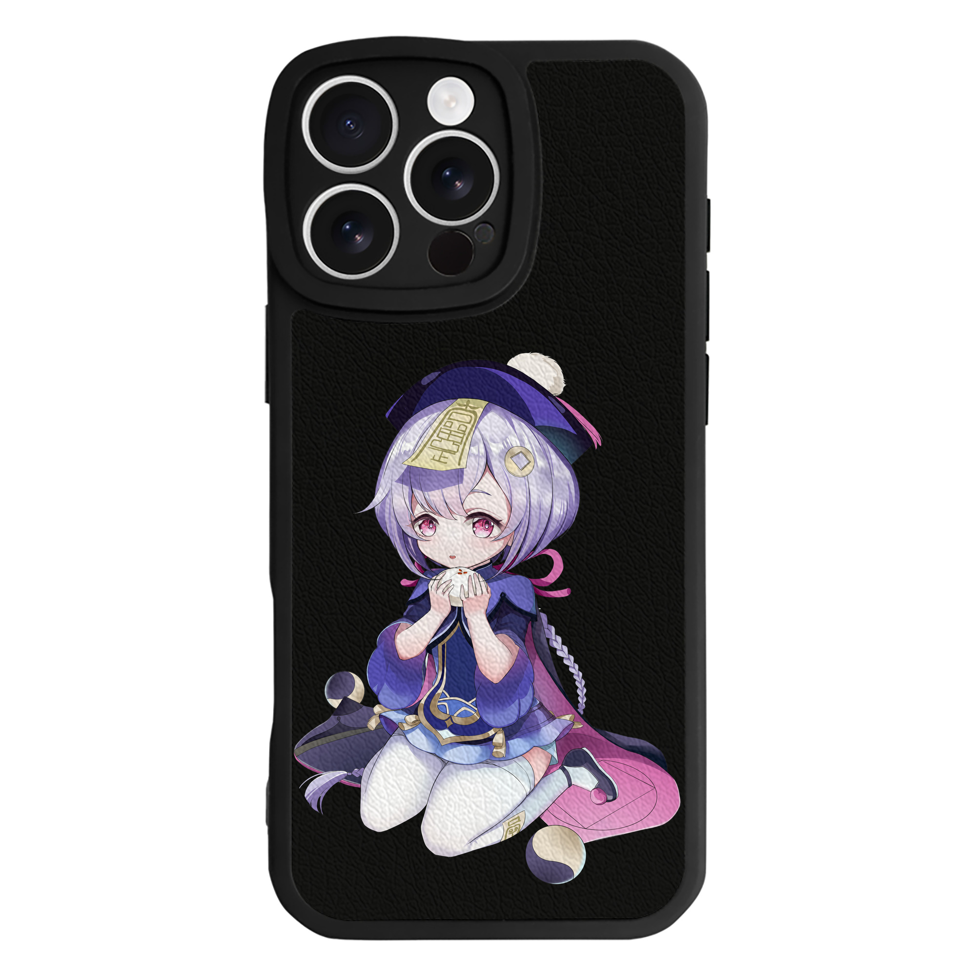 げんし神 七七 なな  genshin Nana 【iPhone 16シリーズ対応】シリコンスマホケース（レザー調） 材質：シリコン